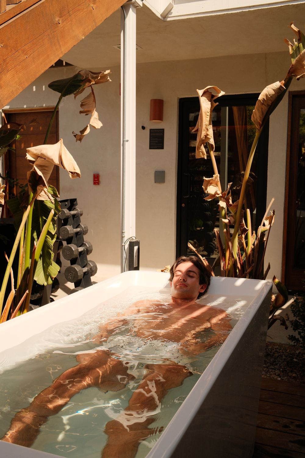 Cold plunge at Terra