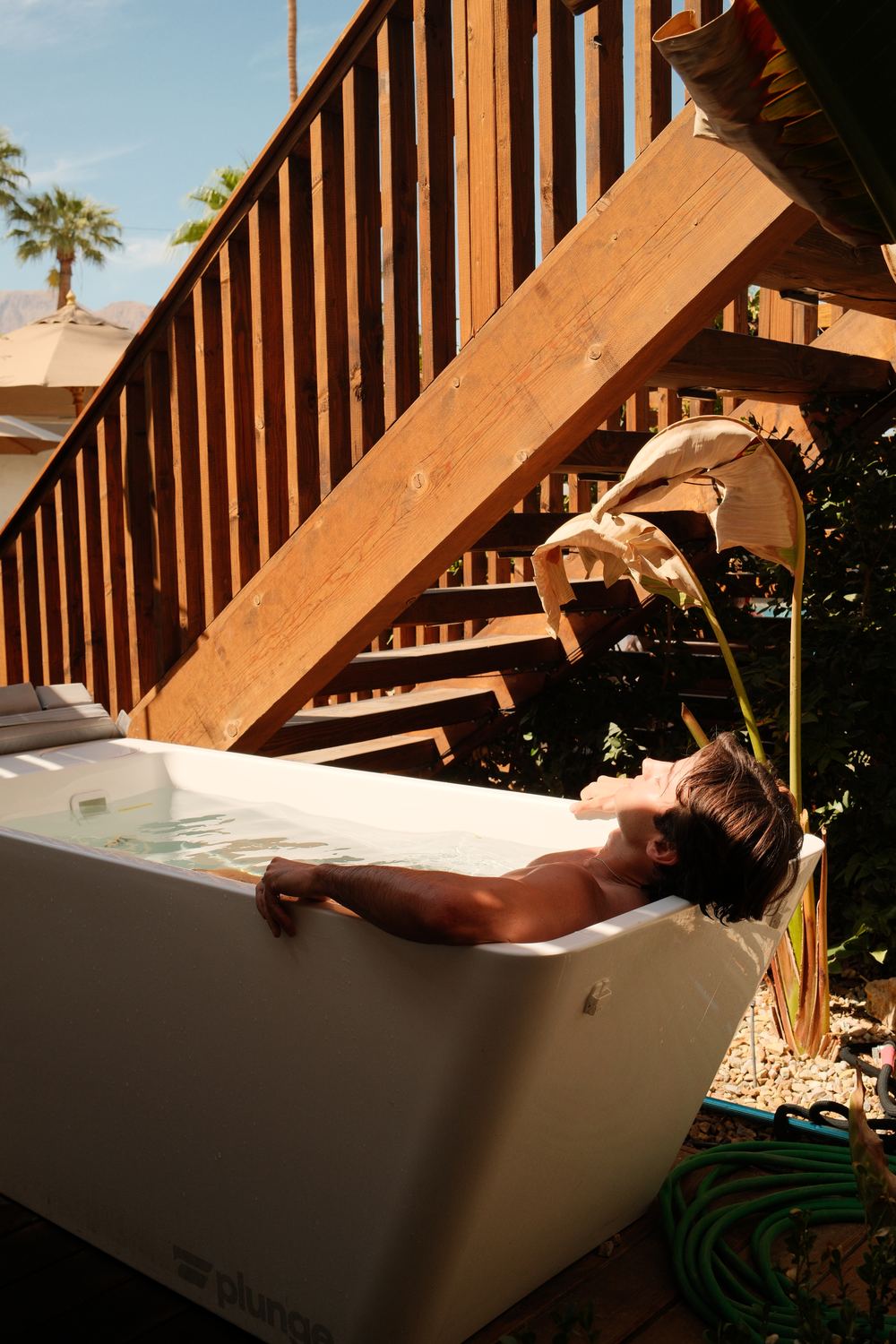 Cold plunge at Terra