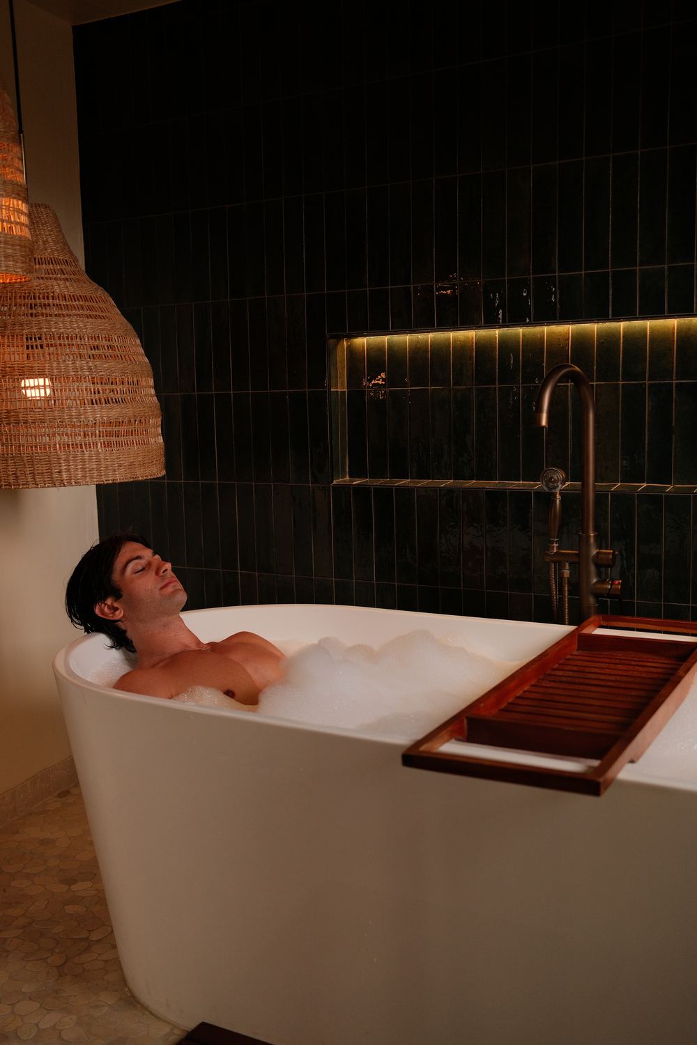 Soaking tub at Terra
